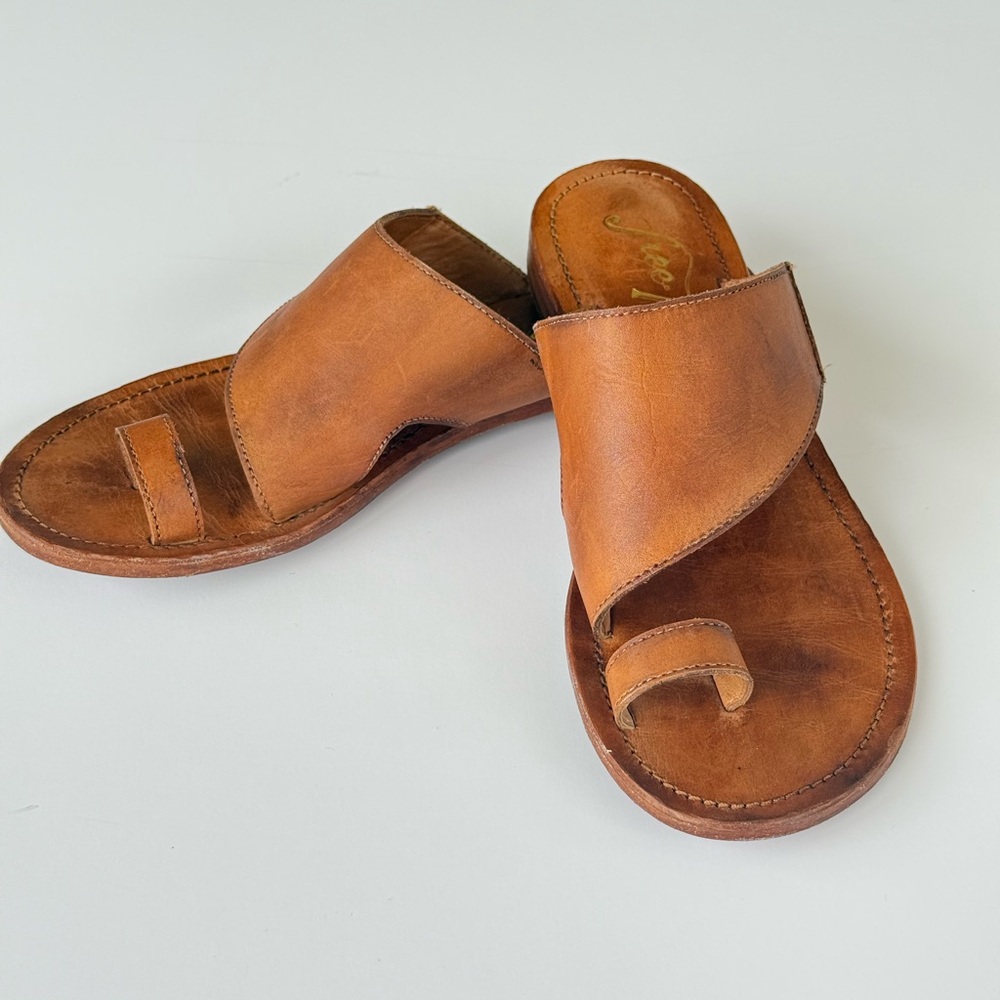 Women's Brown Leather Sandal